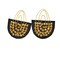 Gold Studded Shoulder Epaulet with Dangling Chains for Metal Head Designs